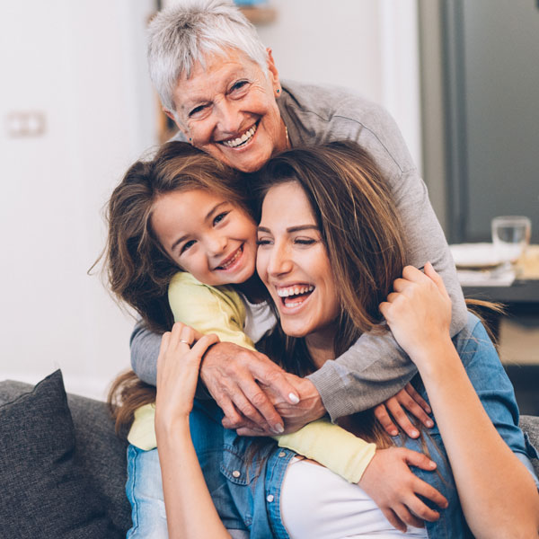 smiling family