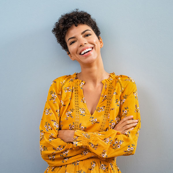 smiling woman